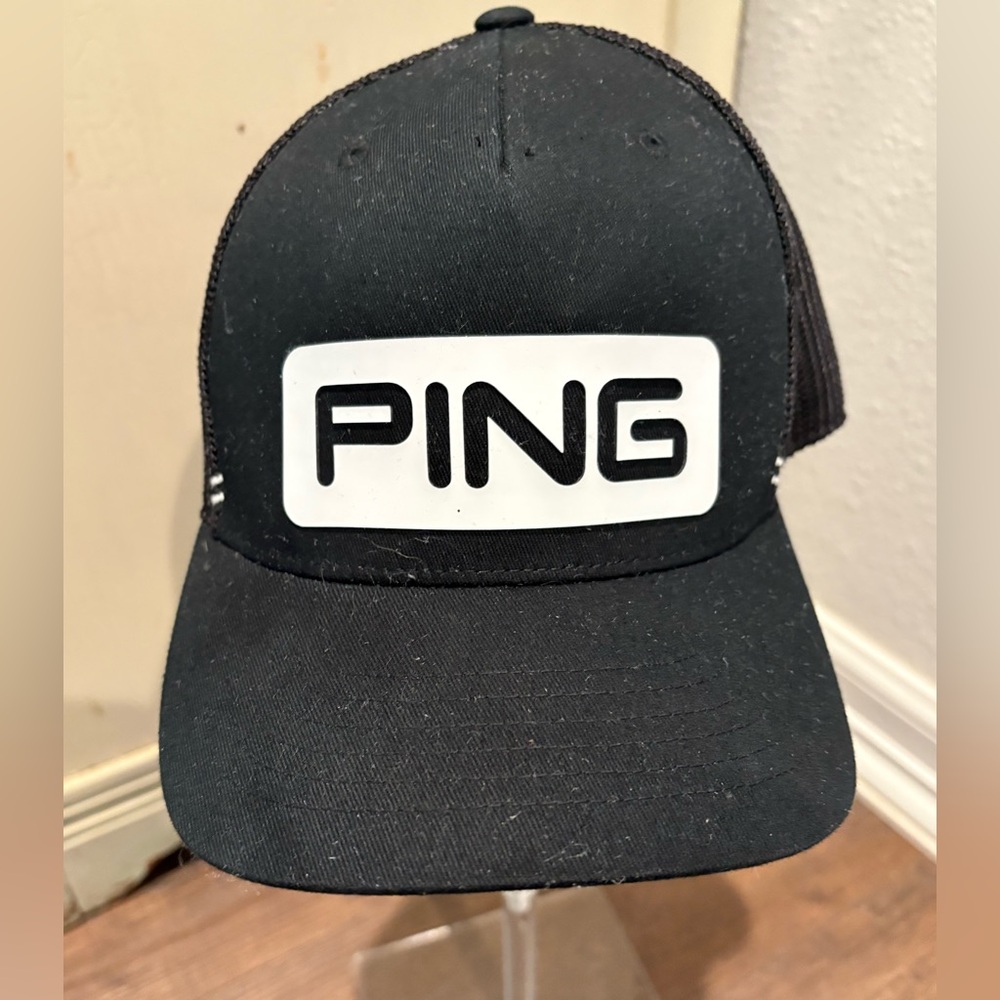 Like new black PING 110 ball cap. Perfect for the golf course!